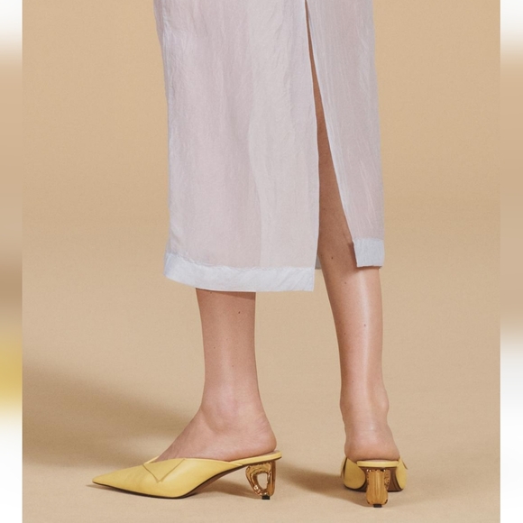 BNWT! Zara metal heeled mules limited edition - Picture 6 of 11